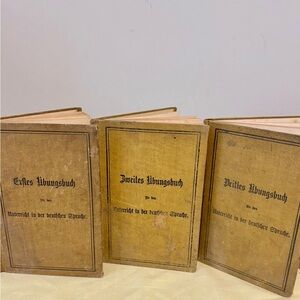 1902-1904 First-Third German Language Instruction Books CONCORDIA Publishing
